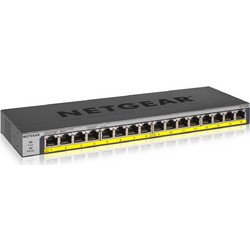 Netgear GS116PP Unmanaged L2 Switch με 16 Θύρες Ethernet 1Gbps