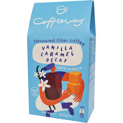 Coffeeway Vanilla Caramel Decafeine Καφές Φίλτρου Arabica Αλεσμένος με Άρωμα Βανίλια 200gr