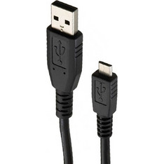 Καλώδιο δεδομένων Charge 1A Micro USB 1m Μαύρο 18025 DETECH 3000000180259