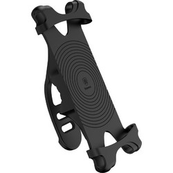 Baseus Miracle Bicycle Vehicle Mounts Bike Silicone Phone Bracket for 4-5,5" Devices black