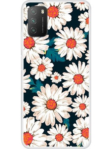 Θήκη Σιλικόνης TPU Xiaomi Poco M3 - Chrysanthemum Pattern