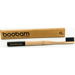 Boobam Brush Style Kids Extra Soft Παιδική Οδοντόβουρτσα Μαύρη