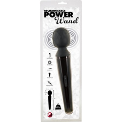 You2Toys Mini Power Wand Δονητής Μασάζ 31cm Μαύρος
