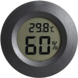 THER4 Ψηφιακό Θερμόμετρο / Υγρασιόμετρο Εσωτερικού Χώρου μαυρο