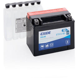 Exide Μπαταρία Μοτοσυκλέτας ETX12-BS 10Ah
