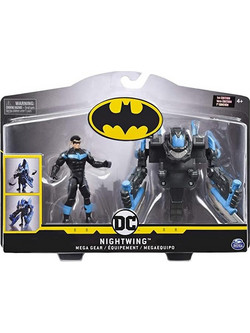 Spin Master Batman DC The Caped Crusader Nightwing Mega Gear Σετ Φιγούρες Δράσης για 4+ Ετών