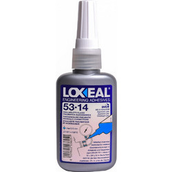 Υγρό τεφλόν - Κόλλα σπειρωμάτων κόκκινη LOXEAL 50ml