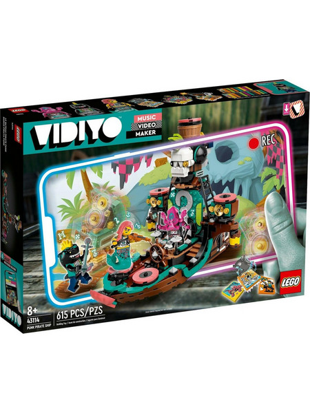 Lego Vidiyo Punk Pirate Ship για 8+ Ετών 43114