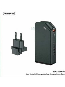Remax Power Bank 10000mAh 22.5W με Θύρα USB-A Black