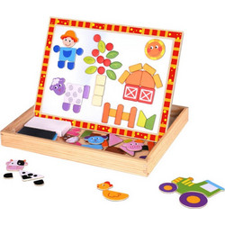 Tooky Toy Μαγνητικός Πίνακας Φάρμα TKF014