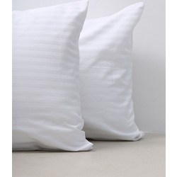 MC DECOR ΜΑΞΙΛΑΡΟΘΗΚΗ 50Χ75CM STRIPES - ΛΕΥΚΟ - MC DECOR MCL.JEM.002