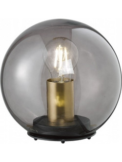 Fischer Honsel Επιτραπέζιο Φωτιστικό Dini Smoke-Μαύρο ματ Φ20 (50280)