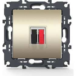 Acaelec Prime Πρίζα Ηχείων με Κλιπ Ματ Σαμπανιζέ (1000113504)