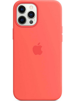 Apple Silicone Case with MagSafe Citrus Pink (iPhone 12 Pro Max)