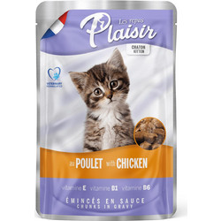 Plaisir Kitten Pouch Κοτόπουλο 100gr
