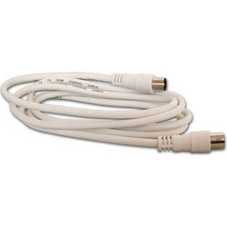 Καλώδιο Κεραίας Coax Male to Female Coax 1.5m White FTT2-002