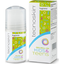 Tecnoskin Kids & Teens Παιδικό Αποσμητικό Roll On 24h Χωρίς Αλουμίνιο 50ml