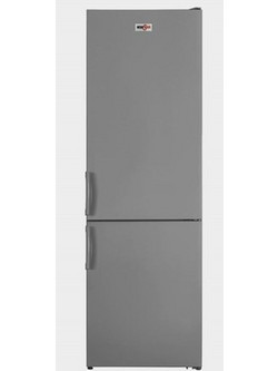 Winstar WST373NFSL Ψυγειοκαταψύκτης 341lt No Frost Υ186xΠ60xΒ60cm Inox