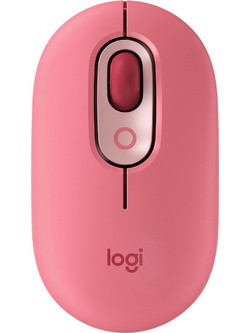 Logitech Pop Emoji Heartbreaker Ασύρματο Bluetooth Mini Ποντίκι Rose