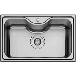 Karag BL 627 Ένθετος Νεροχύτης Inox Σατινέ 80x50cm