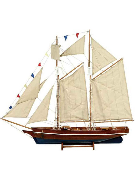 Ξύλινο Παραδοσιακό Καράβι 50 x 9 , 5 x 45 (H) cm Lianos