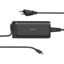 Hama USB-C Φορτιστής Laptop 100W 20V 5A με Ενσωματωμένο Καλώδιο Τροφοδοσίας 200007