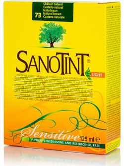 Sanotint Light 73 Καστανό Φυσικό Φυτική Ημιμόνιμη Βαφή Μαλλιών Χωρίς Αμμωνία 125ml
