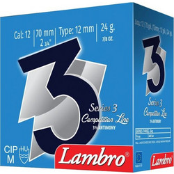 Lambro Series 3 Σκοπευτικά Φυσίγγια Συγκέντρωσης 12Cal 70mm 24gr 25τμχ