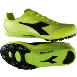 Diadora Mid Distance Spike Ανδρικά Αθλητικά Παπούτσια Spikes Στίβου Lime 161102-C4102