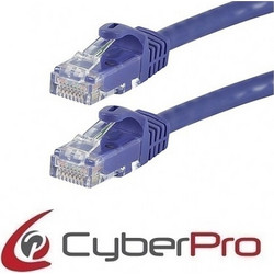 CyberPro U/UTP Cat.6 Καλώδιο Δικτύου Ethernet 3m Blue