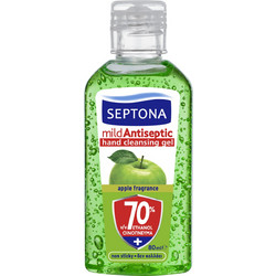 Septona Mild Antiseptic Αντισηπτικό Gel Χεριών Μήλο 80ml