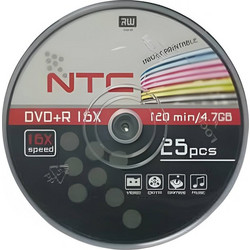 Δίσκοι CD/DVD NTC DVD+R 4.7GB 25τμχ