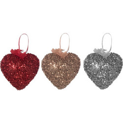 Καρδια Με Glitter 11Εκ 3Χρ (660027)