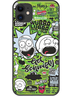 Θήκη Rick And Morty iPhone 11 Black TPU (Μαύρη Σιλικόνη)