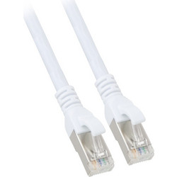 Intronics S/FTP Cat.6a Καλώδιο Δικτύου Ethernet 3m White