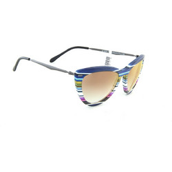O-Six 441S C030 Γυναικεία Γυαλιά Ηλίου Cat Eye Κοκάλινα Πολύχρωμα με Χρυσό Degradee Φακό