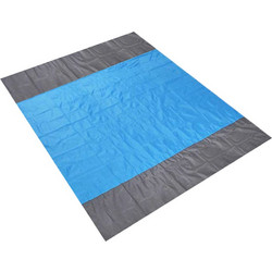 Κουβέρτα Πικ Νικ Αδιάβροχη 210x200cm σε Γαλάζιο χρώμα