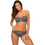 Marko Bikini Set με Ενίσχυση Ανθρακί M-721