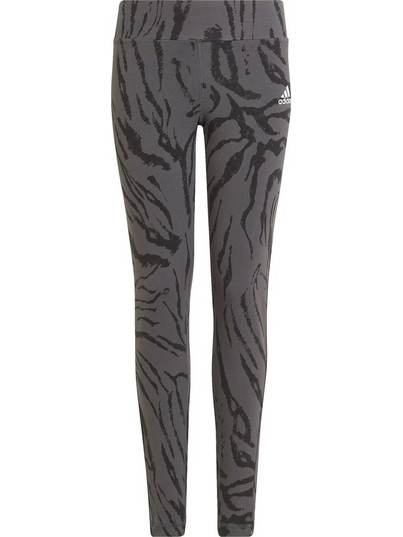 Adidas Future Icons Cotton Hybrid Animal Print Tights HN1058 Γκρι