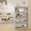 vidaXL Βιβλιοθήκη 80x30x135cm 813621