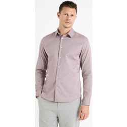 Celio Ανδρικό Πουκάμισο Μακρυμάνικο Narox Pink