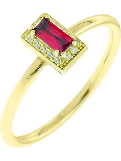 Million Diamonds Γυναικείο Δαχτυλίδι έτα από Χρυσό 9K με Ζιργκόν RZ15934