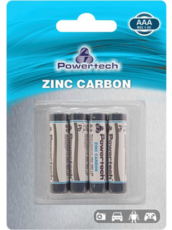 Powertech Zinc Carbon AAA 4τμχ