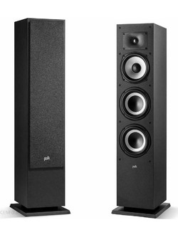Polk Audio Monitor XT60 Ζεύγος Ηχείων Hi-Fi Δαπέδου 200W 3 Δρόμων Black