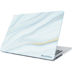 Switcheasy Marble Κάλυμμα Laptop για Apple MacBook Pro 13" 2022-2016 Cloudy White