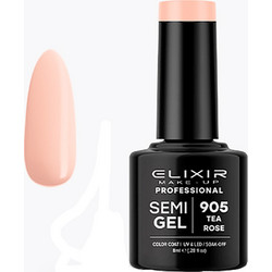 Elixir Semigel 905 Tea Rose Ημιμόνιμο Βερνίκι Νυχιών 8ml