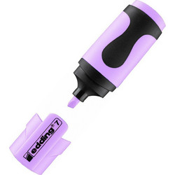 Edding Μαρκαδόρος Υπογράμμισης Edding 7 Mini Pocket 1-3 mm Παστελ Μωβ 134