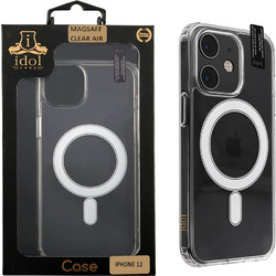 Idol 1991 Magsafe Antishock Clear Air TPU Θήκη iPhone 12 6.1 Back Cover Transparent