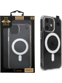 Idol 1991 Magsafe Antishock Clear Air TPU Θήκη iPhone 12 6.1 Back Cover Transparent