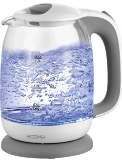 Hoomei HM-5550 Γυάλινος Βραστήρας 1.7lt 2200W